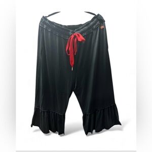 PEACE LOVE WORLD LAURA PANT WITH RUFFLE ACCENT AT BOTTOM